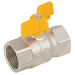 1"Bsp Brass Ball Valve Gas App Butterfly Handle