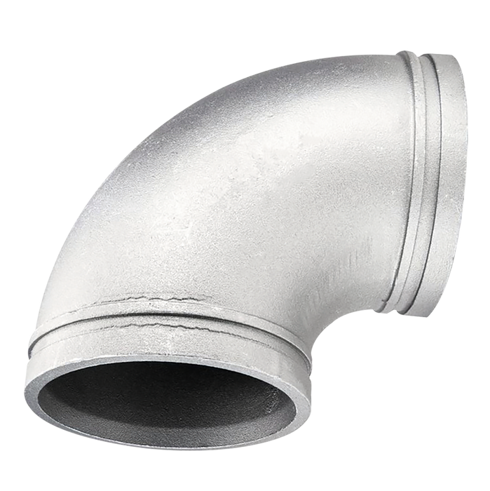 90 Aluminium Elbow With Grooved Ends