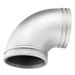 90 Aluminium Elbow With Grooved Ends
