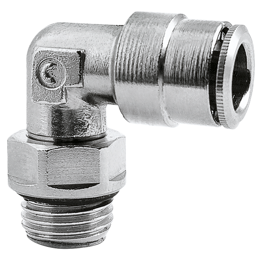 12Mm Od X 1/4"Bsp Male Stud Elbow O-Ring
