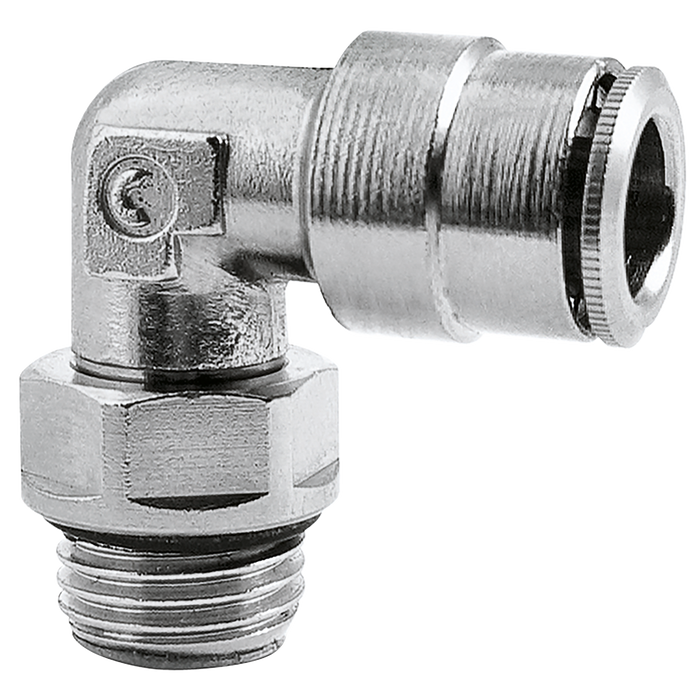 12Mm Od X 1/4"Bsp Male Stud Elbow O-Ring
