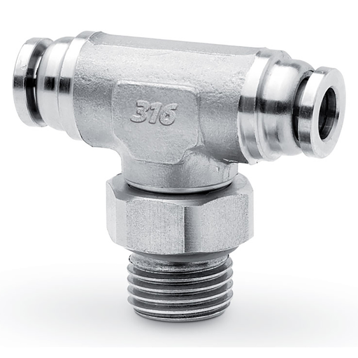 Swivel Branch Tee 10Mm Tube 1/4 St/St