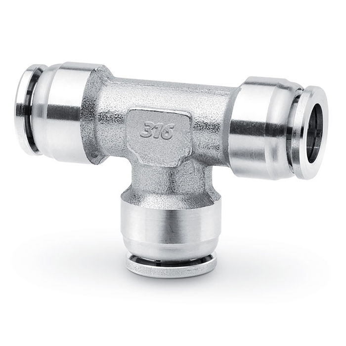 Push In Equal Tube Tee 4Mm Tube St/St