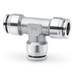 Push In Equal Tube Tee 4Mm Tube St/St