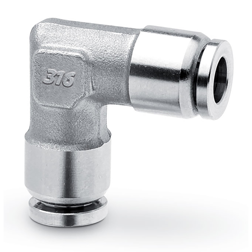 Push In Equal Tube Elbow 12Mm Tube St/St