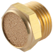 M5 Bspp Male Flat Silencer Brass