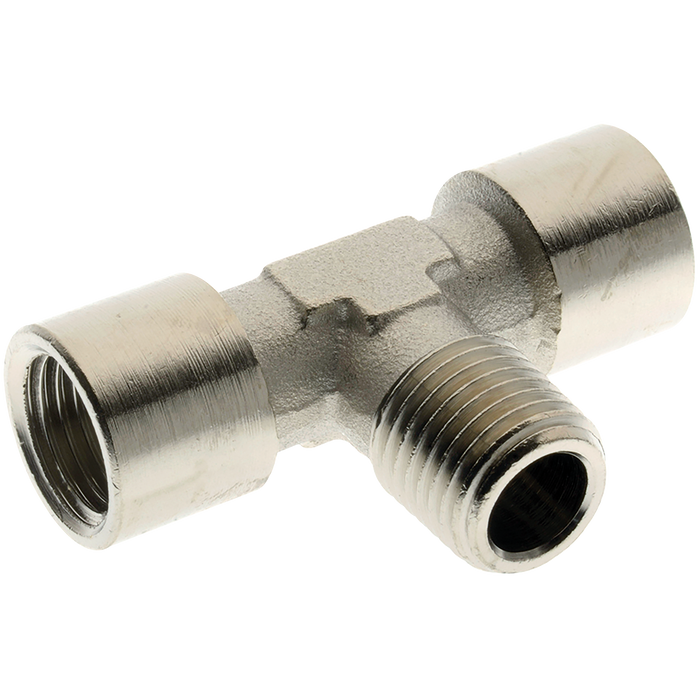 1/4" Bspt Male X 1/4" Bspp Female Equal Tee