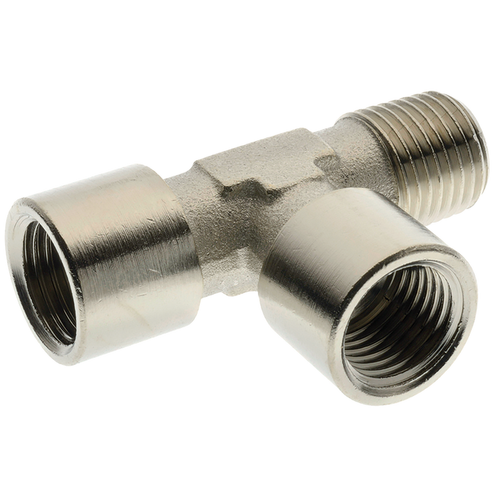 1/8" Bspt Male X 1/8" Bspp Female Equal Tee