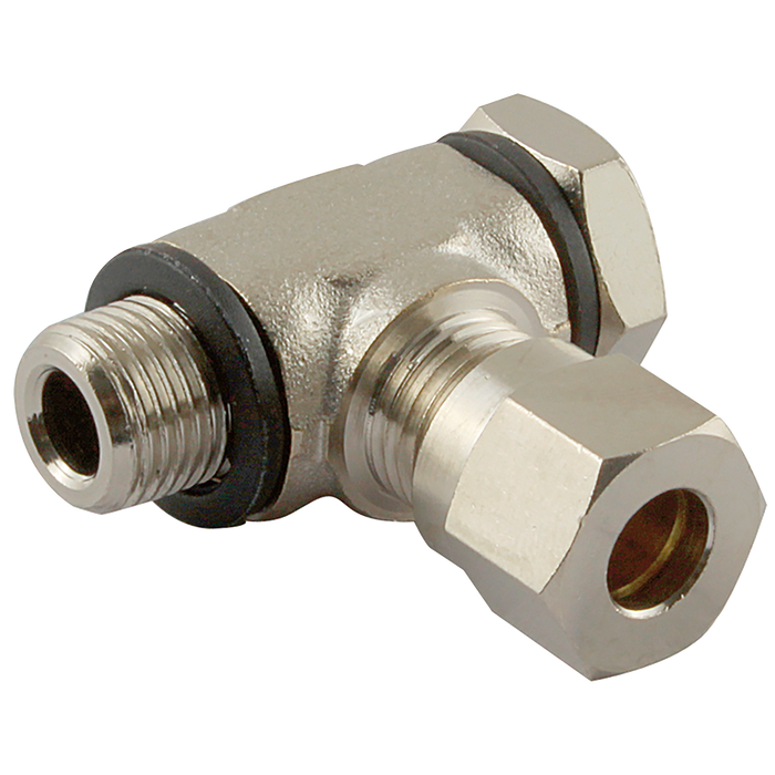 1/8" Bspp Male X 6Mm Od Single Banjos