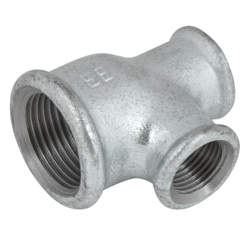 1X1/2X1/2 Unequal Tee 90 Galvanised