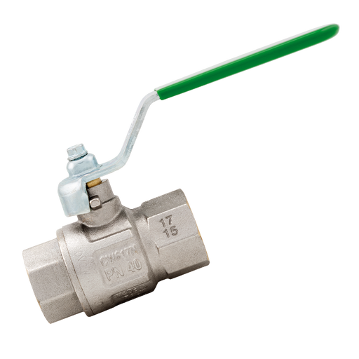1 1/4"Bsp Brass Ball Valve Green Lever Handle