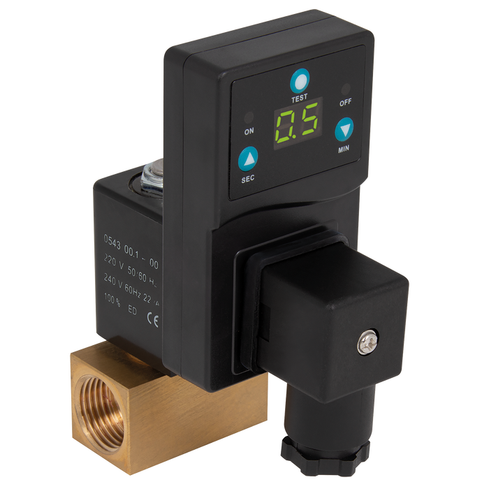 3/8" Br Digital 110V Ac Auto Drain