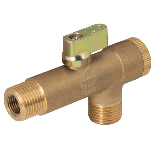 1/2" Br Straightainer Only Auto Drain
