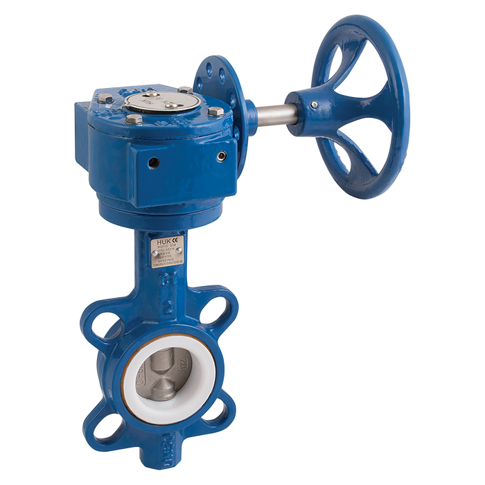 5" Wafer B/Fly Valve Ci/Ss/Pt Gear
