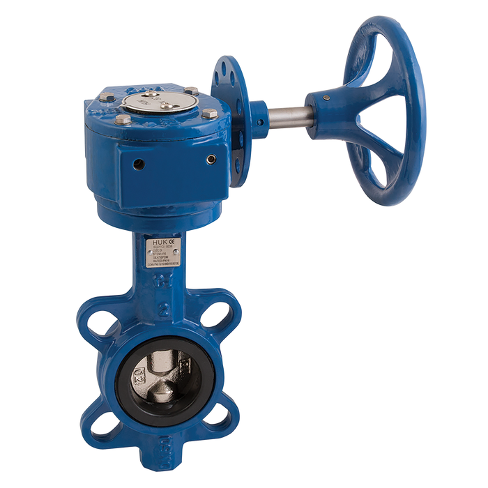 20" Wafer B/Fly Valve Ci/Ss/Nbr Gear
