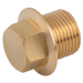 1/8" Bspp Male Flanged Plug