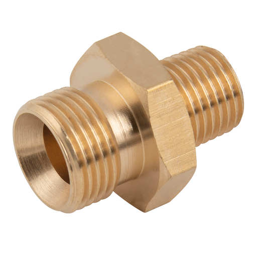 1/2" Bspp Male X 3/8" Bspt Male Unequal Adaptor