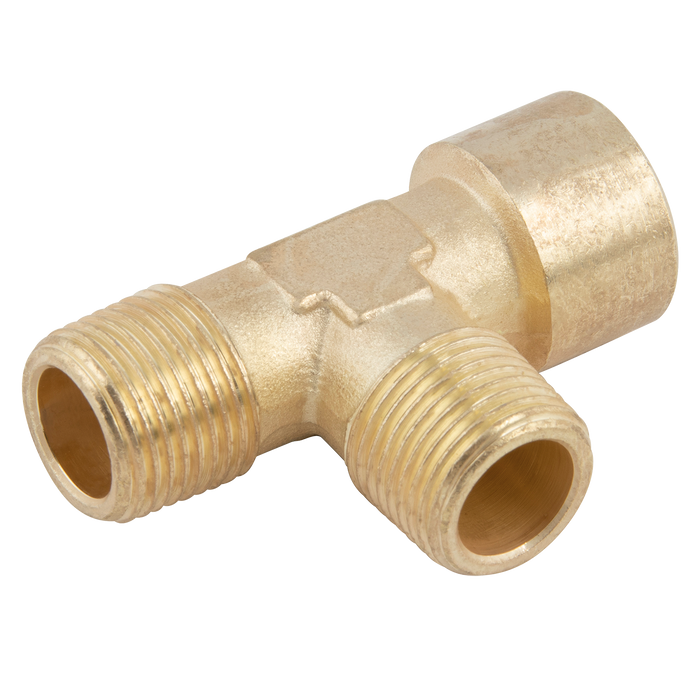 1/4" Bspt Male X 1/4" Bspp Female Equal Tee
