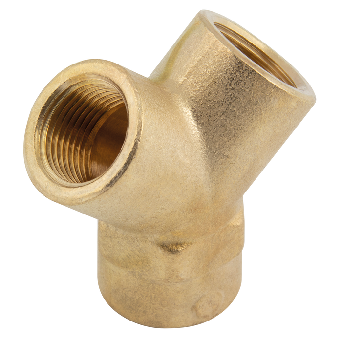 3/8" Bspp Female Equal Y Branch Outlet