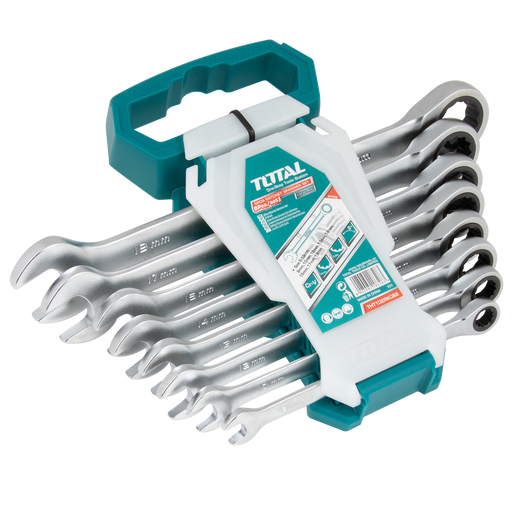 Ratchet Spanner Set, 2 Sizes 8-19Mm