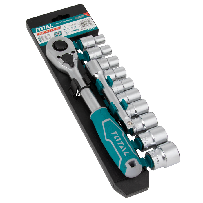 1/2" Drive Socket Set, 12 Pieces