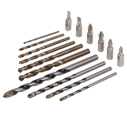 Drill & Screwdriver Bits Set, 16 Pieces