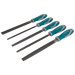 8" Assorted File Set, 5 Pieces
