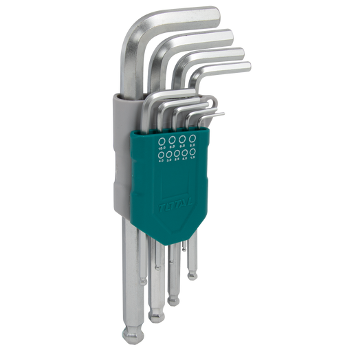 Allen Key Set B/Point Long Arm, 9 Piece