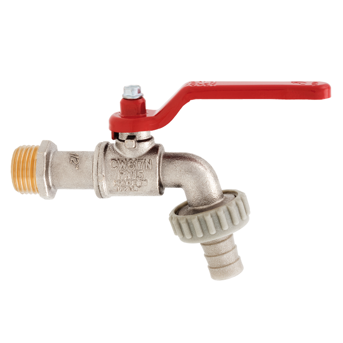 1/2" Bspp X Hosetail Bibcock Valve