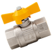 1/2" Bsppm X 1/2" Bsppf Brass Ball Valve Compact