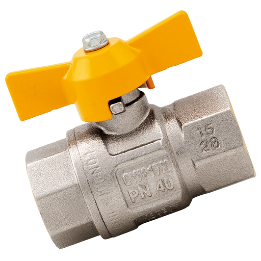 3/4" Bsppm X 3/4" Bsppf Brass Ball Valve Compact