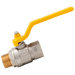 1/2" Bspt Brass Ball Valve Lever Handle Ni Plated