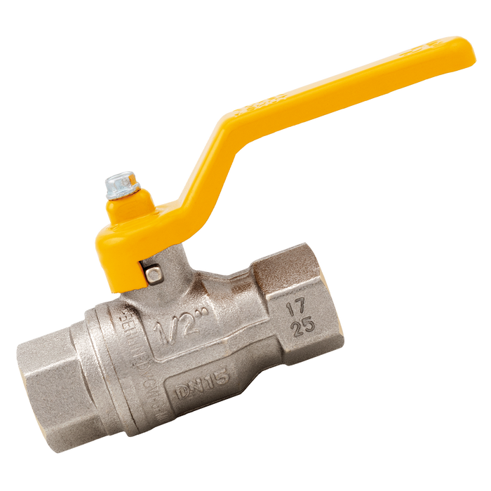 3/4" Bspp Brass Ball Valve Lever Handle Ni Plated