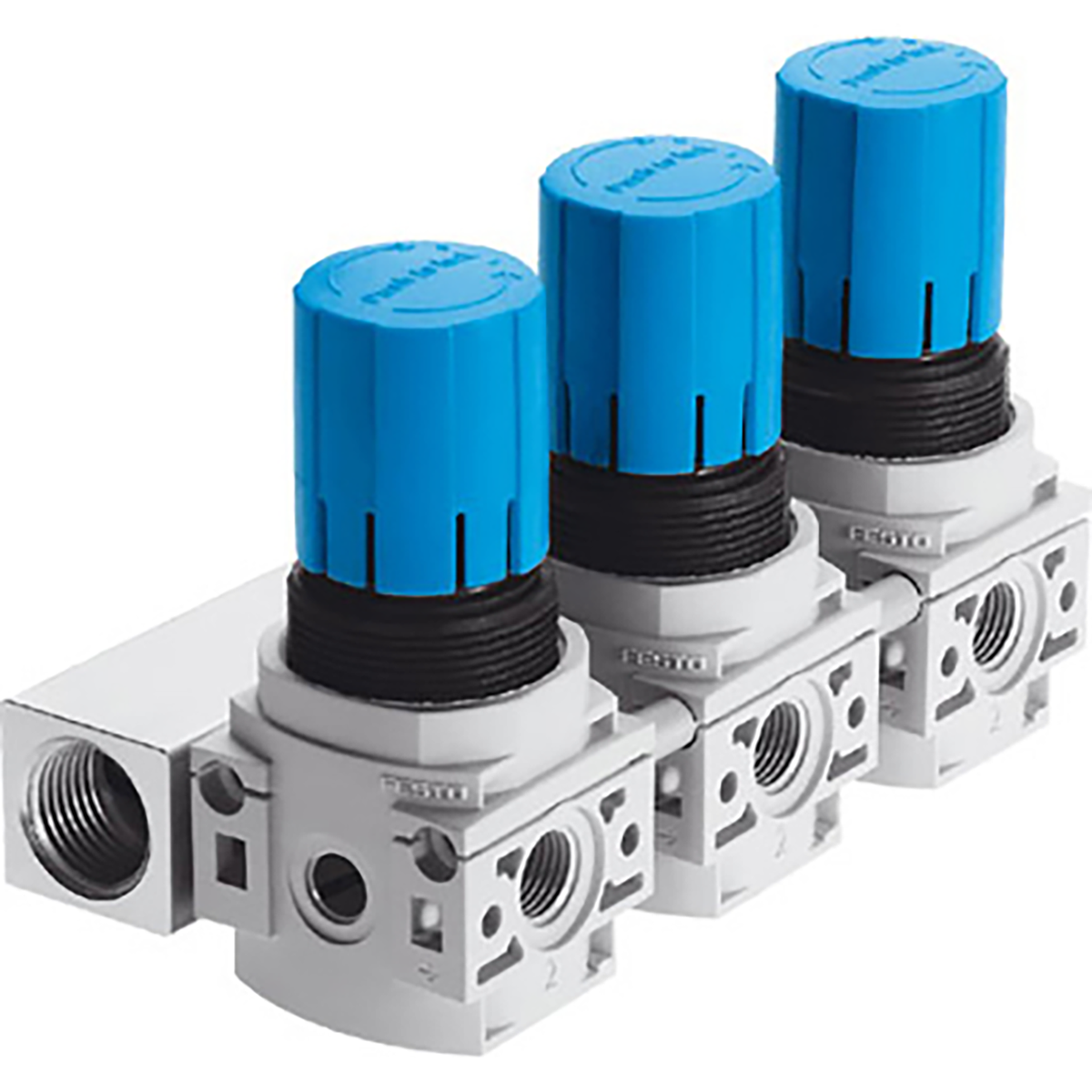 Festo 1/4" Regulator c/w Of 2 Regulators 540041