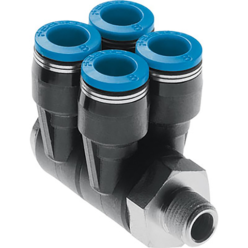 Qslv4-1/4-8 Push In Elbow