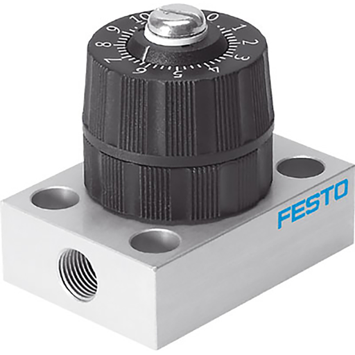 Grp-160-1/8-Al Precis 1Way Flw Cntrl Vlv