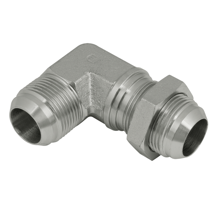 "7/16"" Jic M/M 90 Steel Bulkhead Forged"