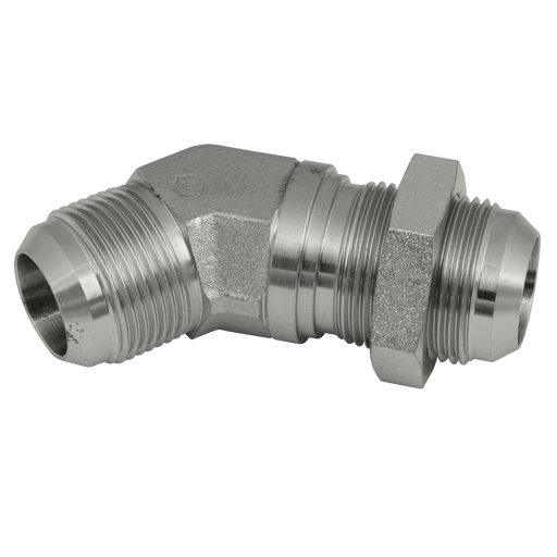 "3/4"" Jic M/M 45 Steel Bulkhead Forged"