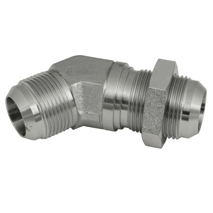 "3/4"" Jic M/M 45 Steel Bulkhead Forged"