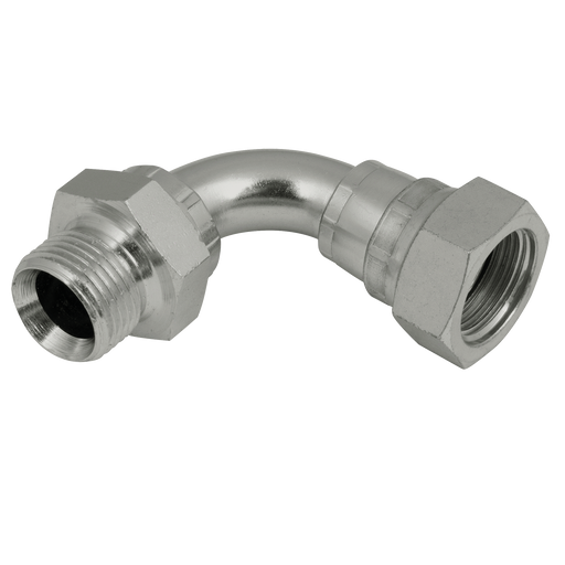 "3/8"" Bsp Male X Bsp Swivel Female 90 Deg"