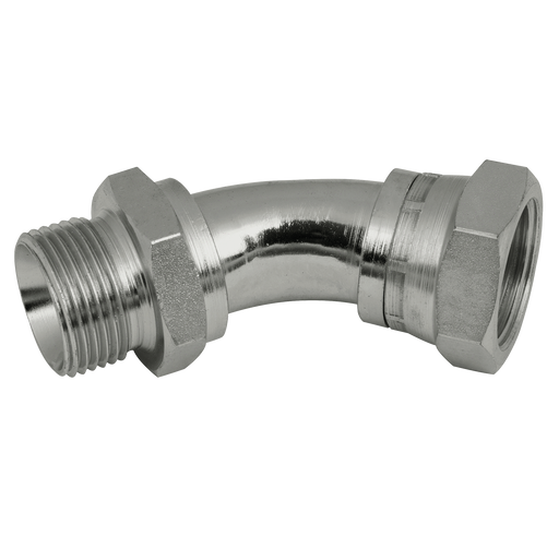 "1/2"" Bsp Male X Bsp Swivel Female 45 Deg"
