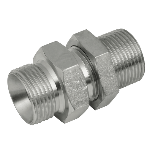 "3/8"" Bspx1/4"" Bsp M/M B/Head C/W Locknut"
