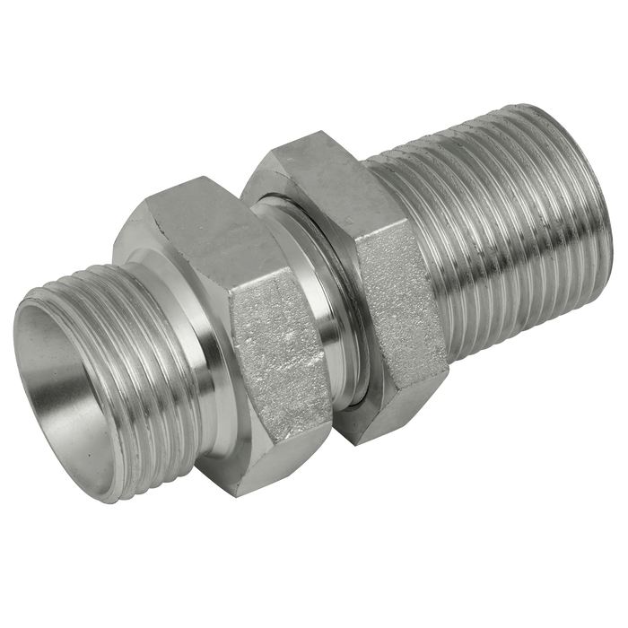 "3/8"" X 1/2"" Bsp Male Bulkhead & Locknut"