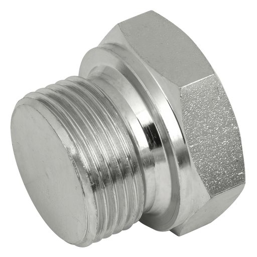 "1.1/4"" Nptf Male Solid Plug Steel"