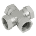 "1/2"" Bspp Swivel Female Cross Steel"