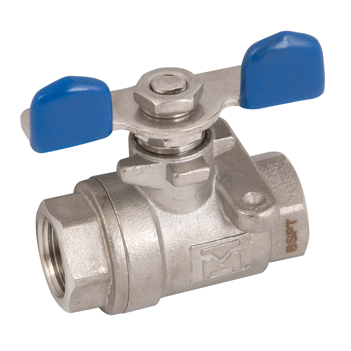 1/2" Bspt 2Pc Full Bore B/V Wing Handle