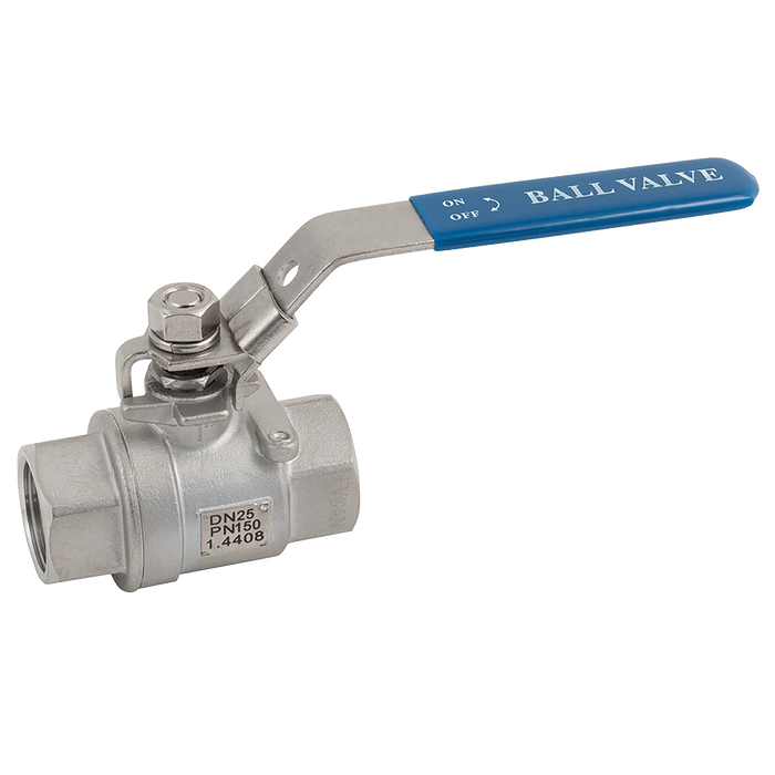 3/8" Bspp S/S 2Pc Fbbv Lock/Lvr 2000Psi