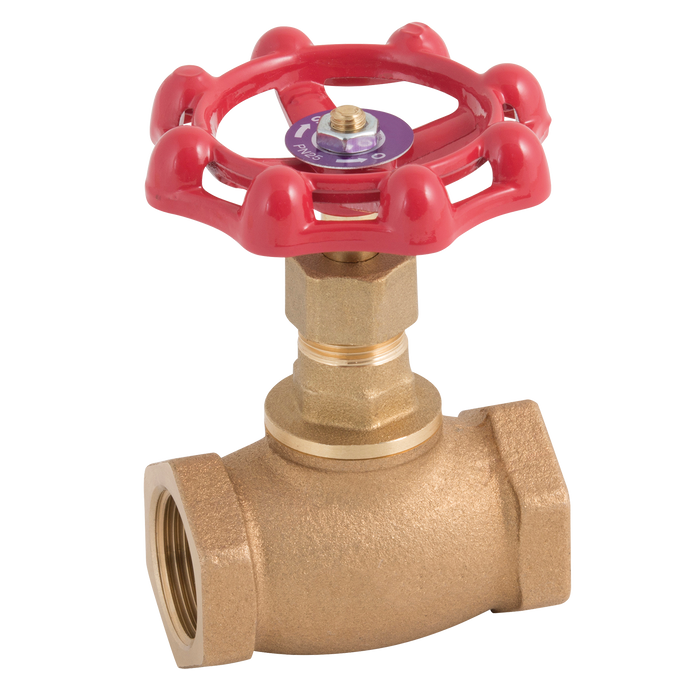 "1.1/4"" Bsp Screwed Pn25 Bronze Globe"