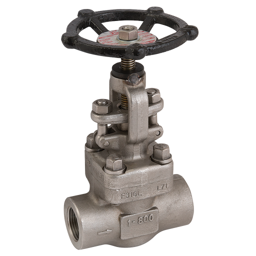 2" Sw #800 Globe Vlve H/Wheel Op 316L Ss