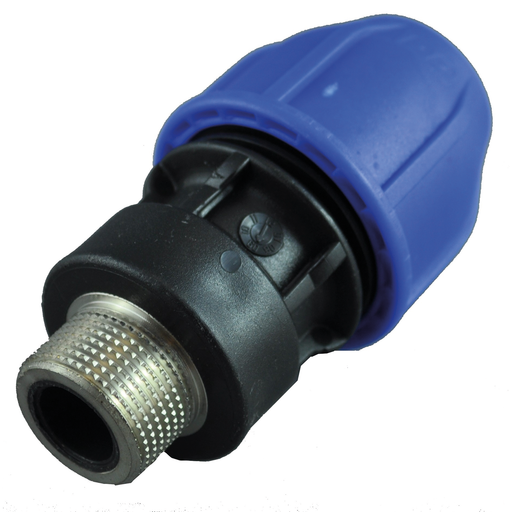  Male Thread Adptr With Brass Insert (Mab) 25 X 1"